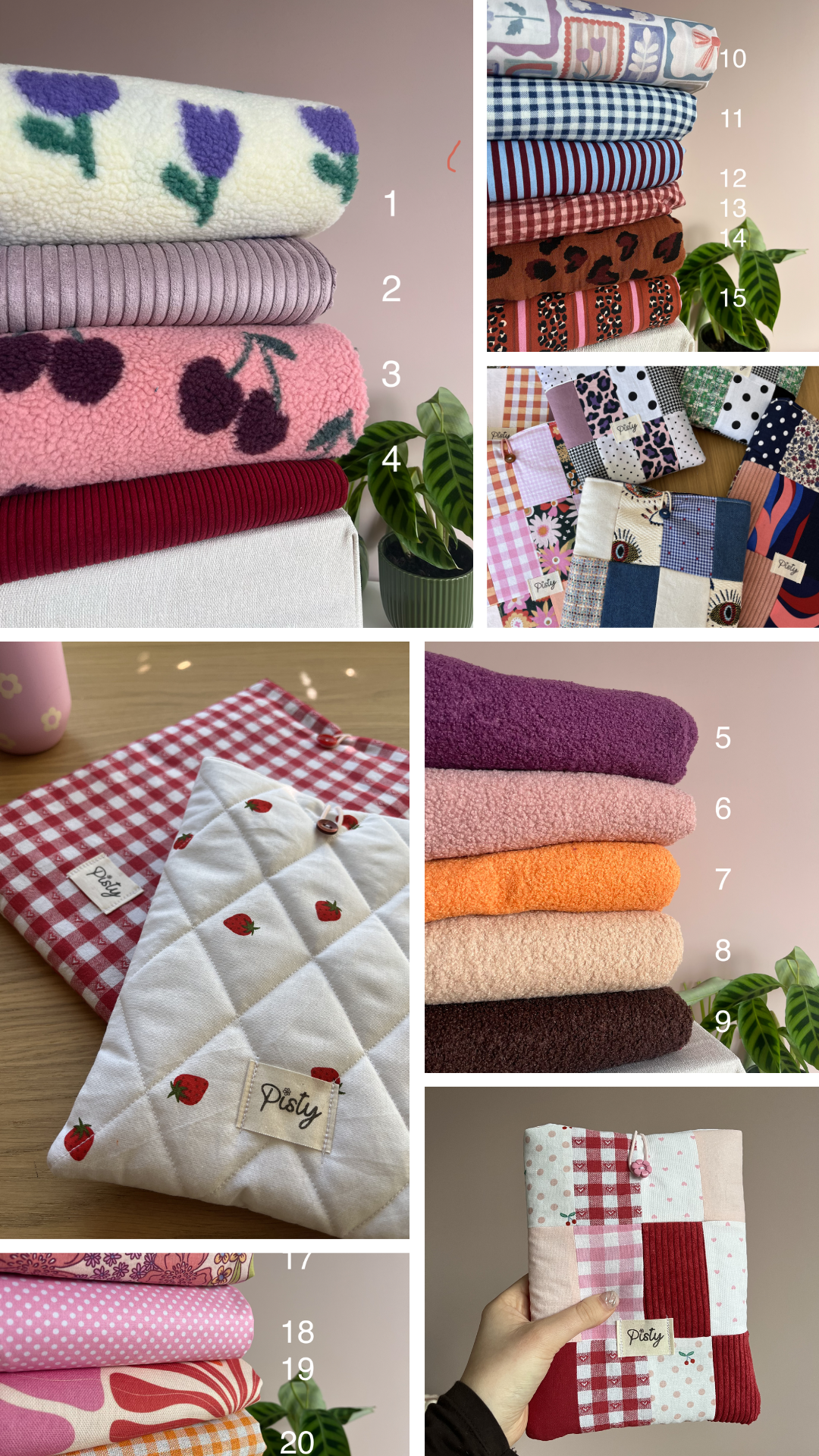 Petites pochettes à livre personnalisée