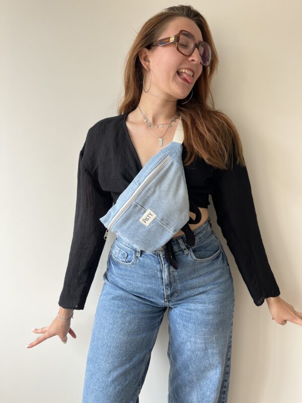 Sac banane upcyclé Charlie – Image 2