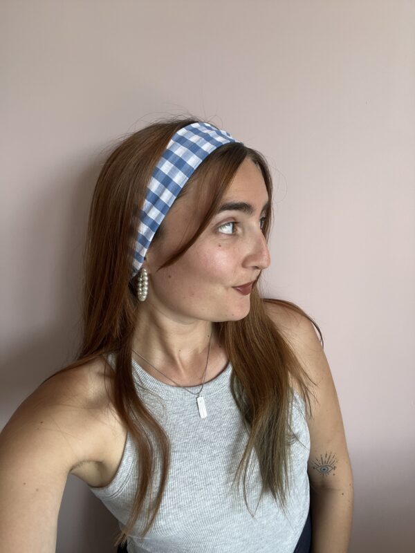 Bandeau Vichy Bleu