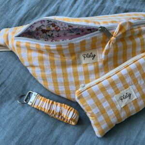 Ensemble vichy jaune