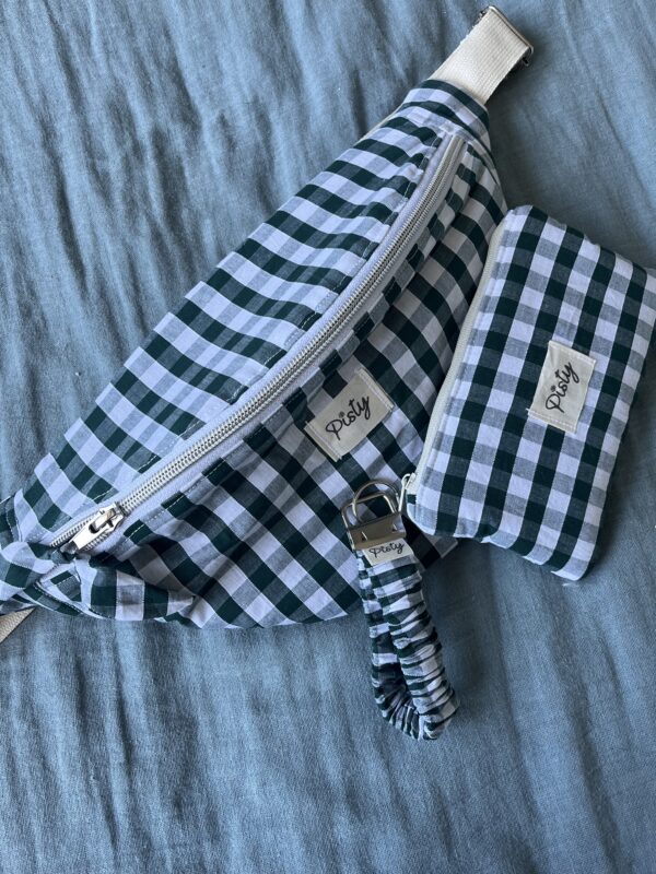 Ensemble vichy vert