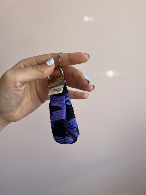 Porte-clé élastique Améthyste
