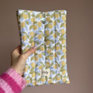 Grande pochette à livre Citrons