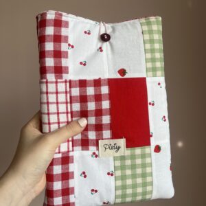 Grande pochette à livre Cerise