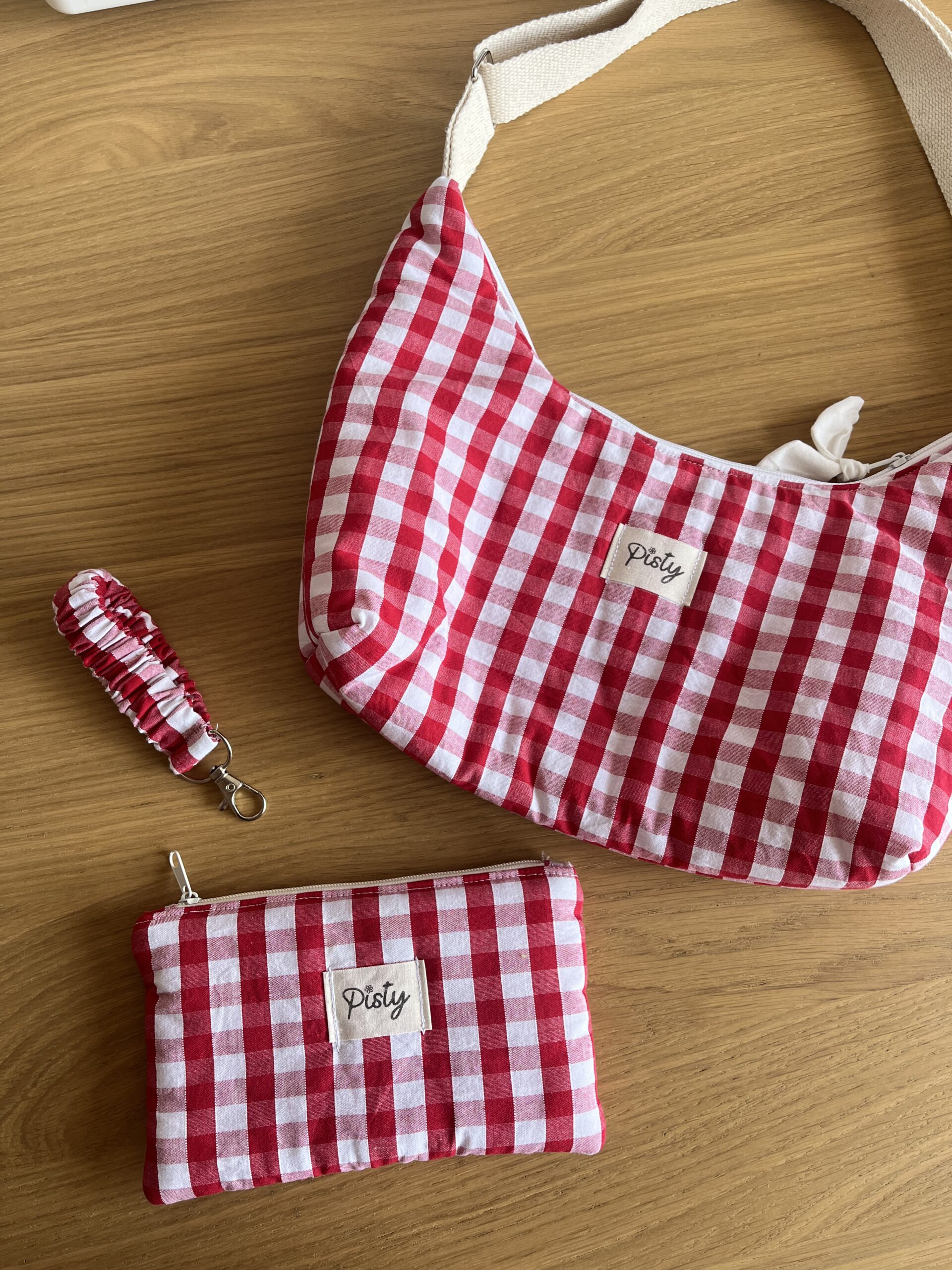 Ensemble Vichy rouge