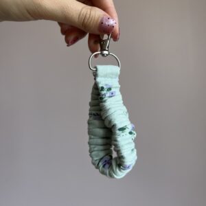 Porte-clé élastique Lila