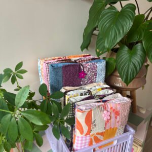 Drop pochettes à livre en patchwork